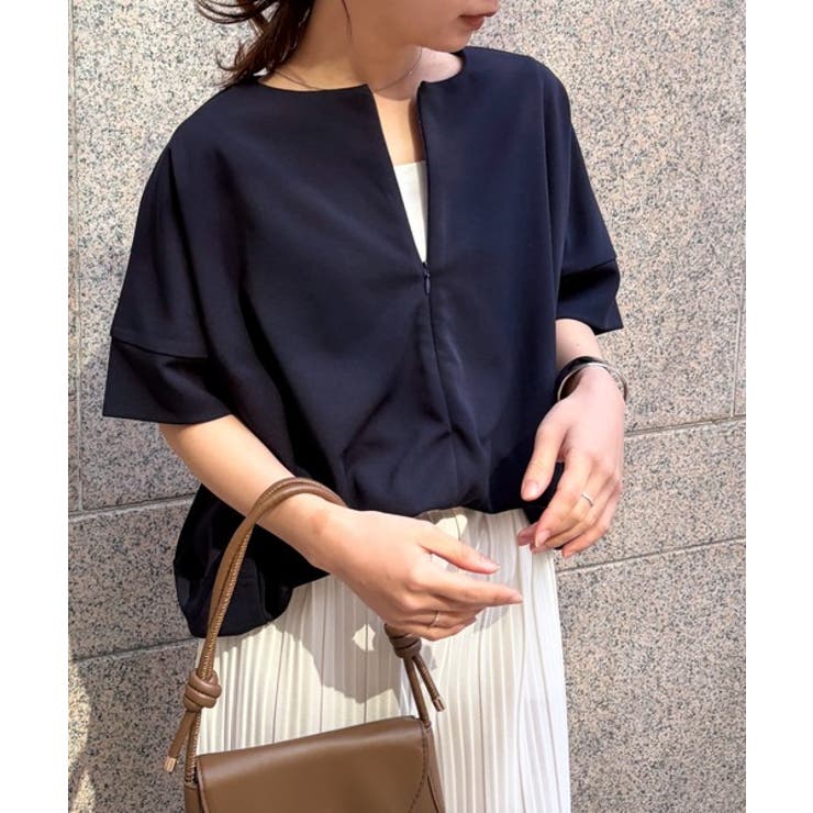 ハーフジップコクーンチュニック | RANAN | 詳細画像32 