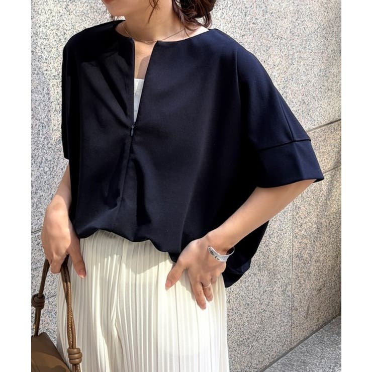 ハーフジップコクーンチュニック | RANAN | 詳細画像33 