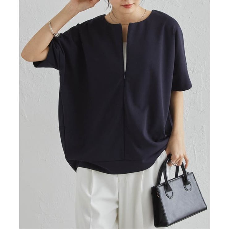 ハーフジップコクーンチュニック | RANAN | 詳細画像35 