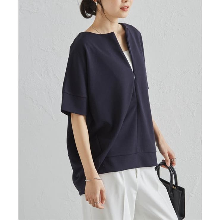 ハーフジップコクーンチュニック | RANAN | 詳細画像36 