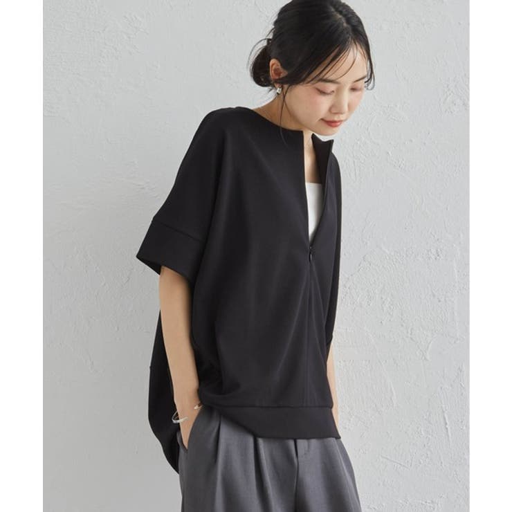 ハーフジップコクーンチュニック | RANAN | 詳細画像7 