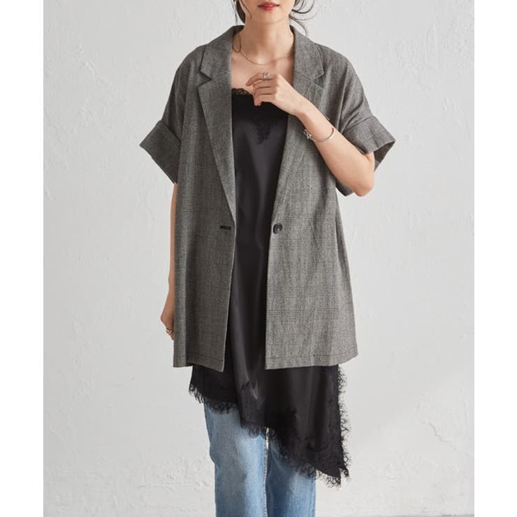 アシメレースサテンチュニック | RANAN | 詳細画像10 