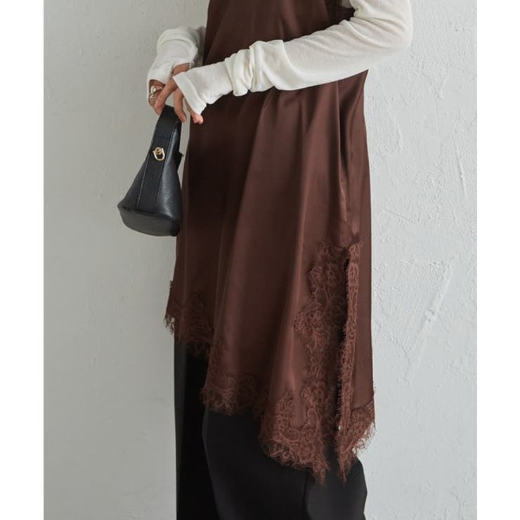 アシメレースサテンチュニック | RANAN | 詳細画像25 