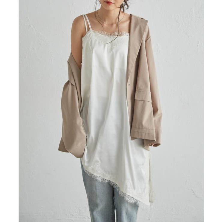 アシメレースサテンチュニック | RANAN | 詳細画像3 