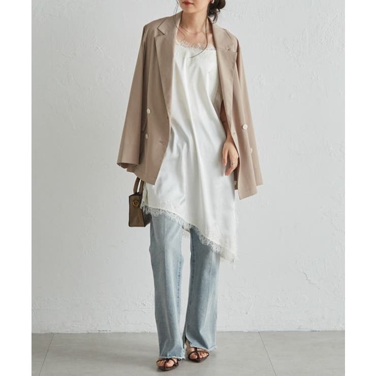 アシメレースサテンチュニック | RANAN | 詳細画像4 