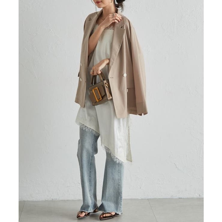 アシメレースサテンチュニック | RANAN | 詳細画像6 