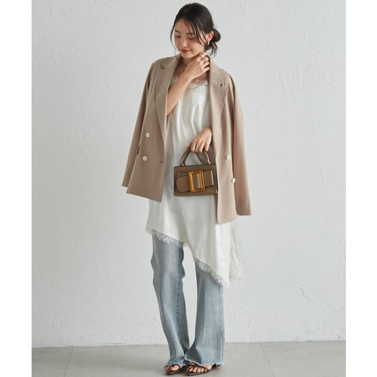 アシメレースサテンチュニック | RANAN | 詳細画像7 