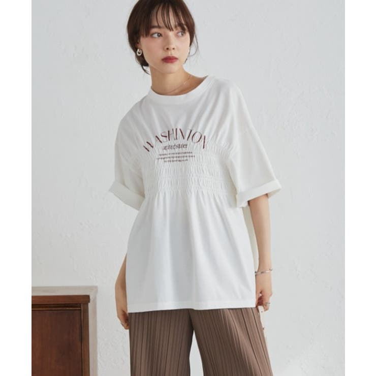 多機能シャーリングプリントTシャツ | RANAN | 詳細画像11 