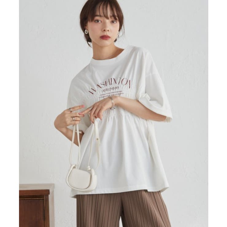 多機能シャーリングプリントTシャツ | RANAN | 詳細画像13 