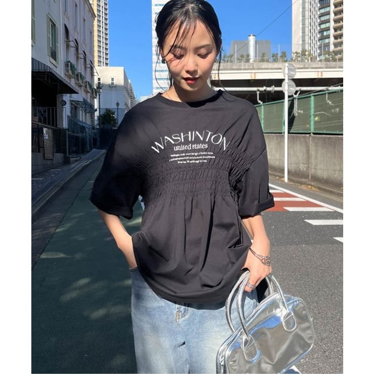 多機能シャーリングプリントTシャツ | RANAN | 詳細画像18 