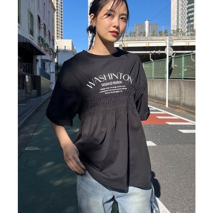 多機能シャーリングプリントTシャツ | RANAN | 詳細画像19 