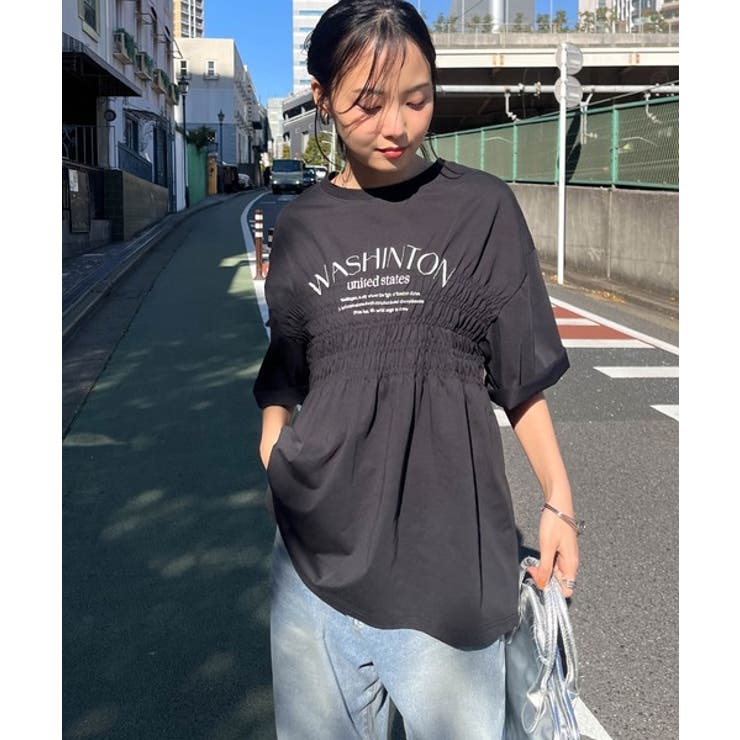 多機能シャーリングプリントTシャツ | RANAN | 詳細画像20 