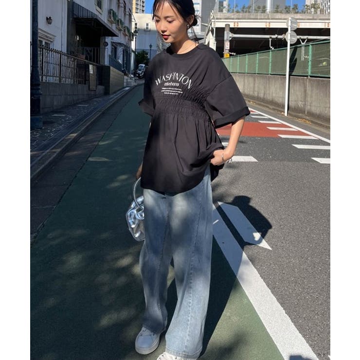 多機能シャーリングプリントTシャツ | RANAN | 詳細画像22 