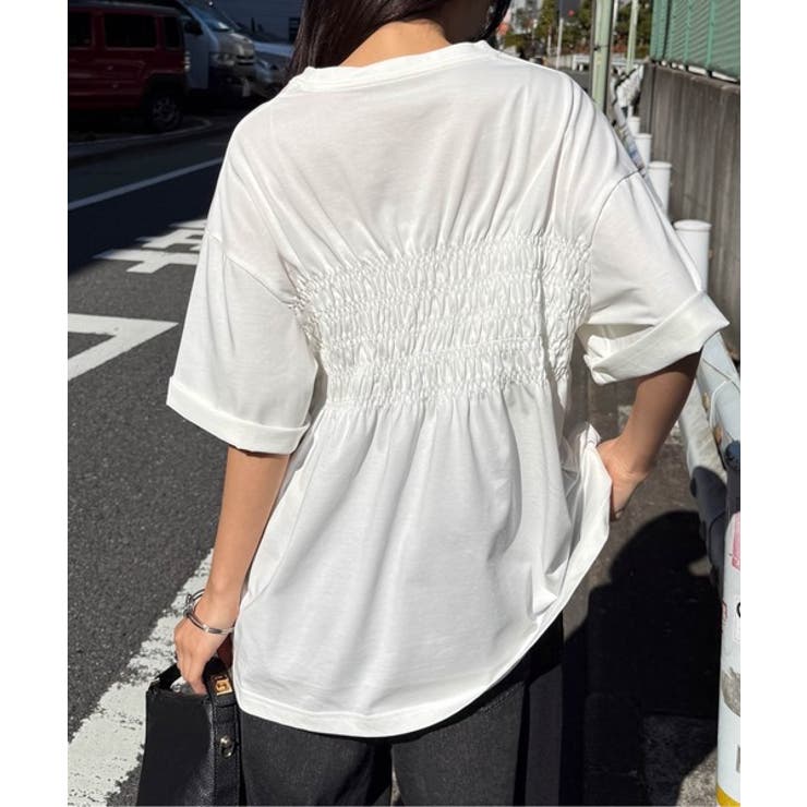 多機能シャーリングプリントTシャツ | RANAN | 詳細画像5 