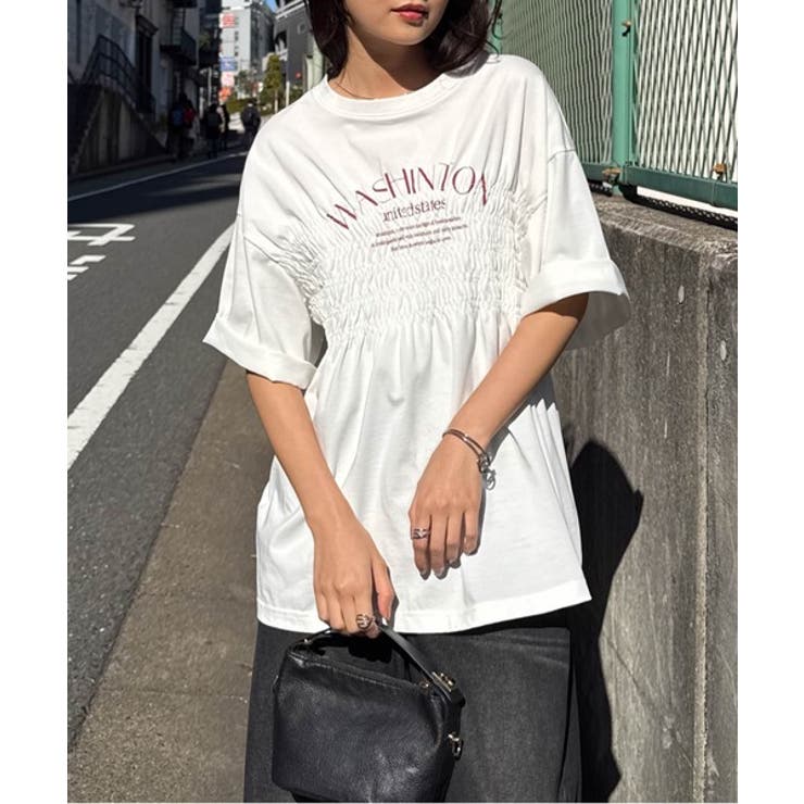 多機能シャーリングプリントTシャツ | RANAN | 詳細画像6 