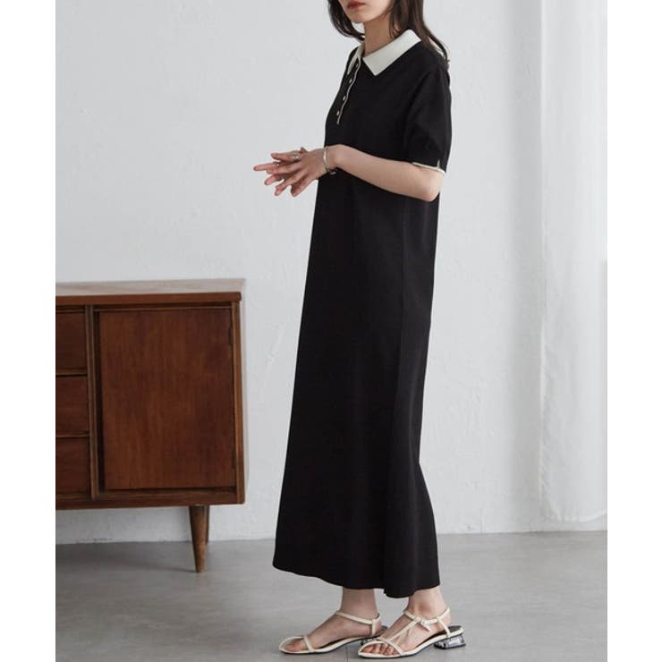 ダブルカラーポロニットワンピース | RANAN | 詳細画像14 