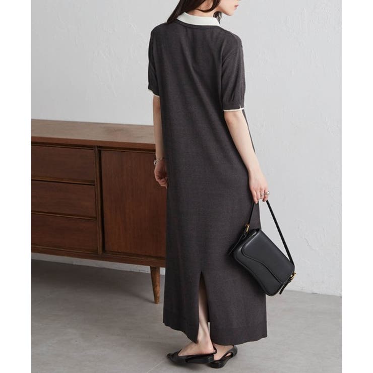 ダブルカラーポロニットワンピース | RANAN | 詳細画像7 