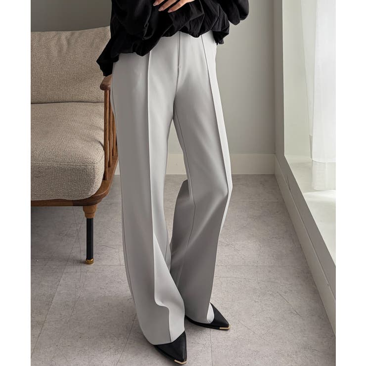【S～3Lサイズ展開】美脚シルエットフレアパンツ | RANAN | 詳細画像53 