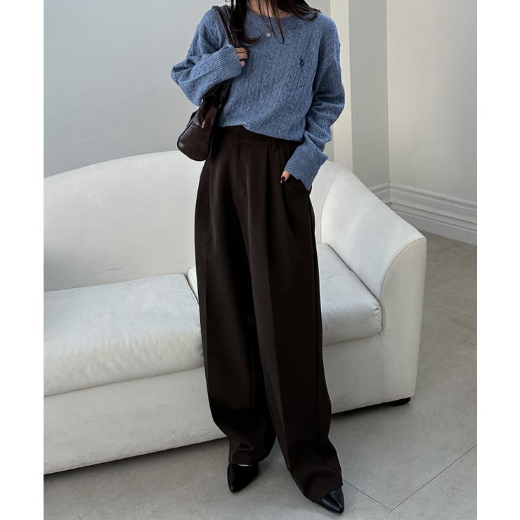 ＜ＵＳＰ＞ワンポイントケーブルニット | RANAN | 詳細画像30 