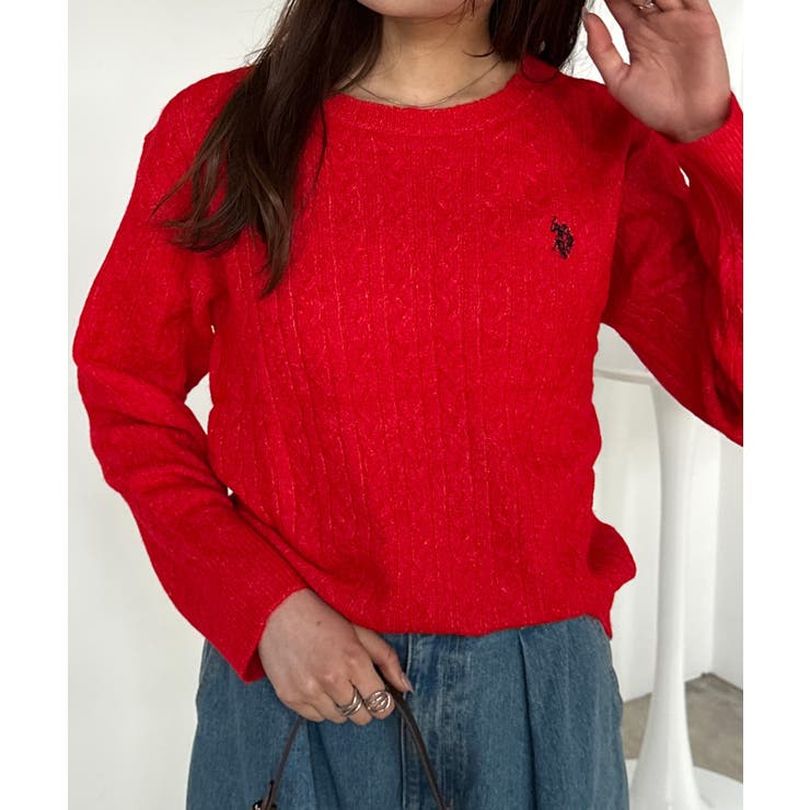 ＜ＵＳＰ＞ワンポイントケーブルニット | RANAN | 詳細画像36 