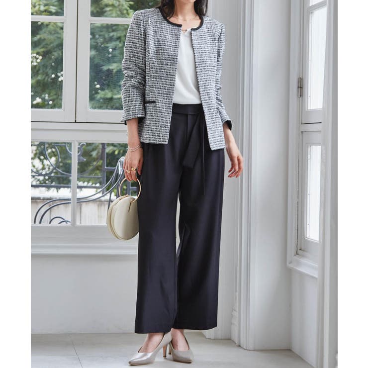 【4点セット】【選べるボトム】ツイードジャケットセットスーツ | RANAN | 詳細画像10 