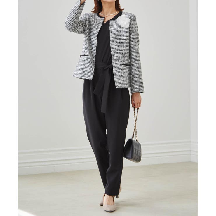 【4点セット】【選べるボトム】ツイードジャケットセットスーツ | RANAN | 詳細画像11 