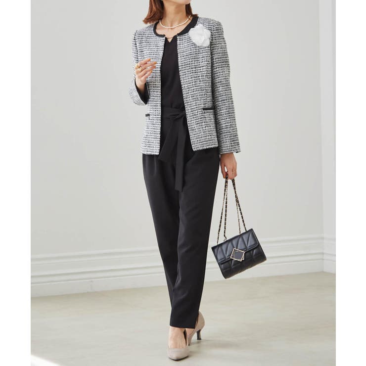 【4点セット】【選べるボトム】ツイードジャケットセットスーツ | RANAN | 詳細画像12 