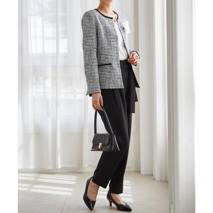 【4点セット】【選べるボトム】ツイードジャケットセットスーツ | RANAN | 詳細画像2 