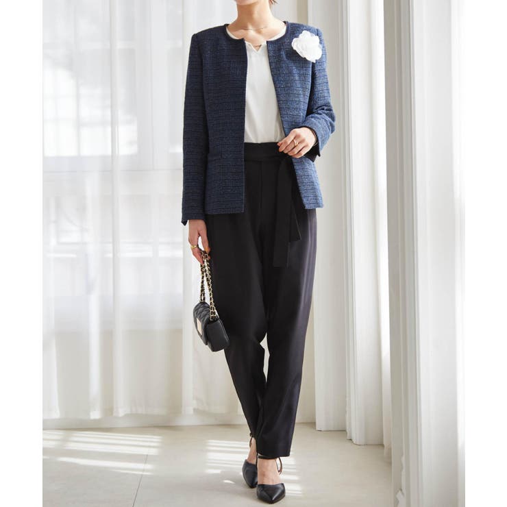 【4点セット】【選べるボトム】ツイードジャケットセットスーツ | RANAN | 詳細画像21 