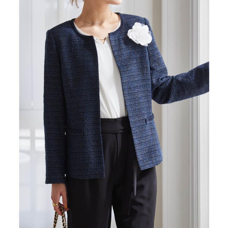 【4点セット】【選べるボトム】ツイードジャケットセットスーツ | RANAN | 詳細画像23 