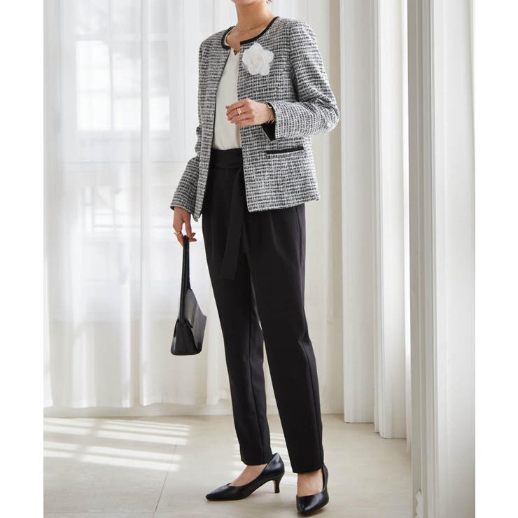 【4点セット】【選べるボトム】ツイードジャケットセットスーツ | RANAN | 詳細画像3 