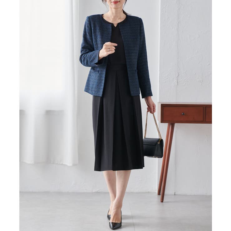 【4点セット】【選べるボトム】ツイードジャケットセットスーツ | RANAN | 詳細画像42 