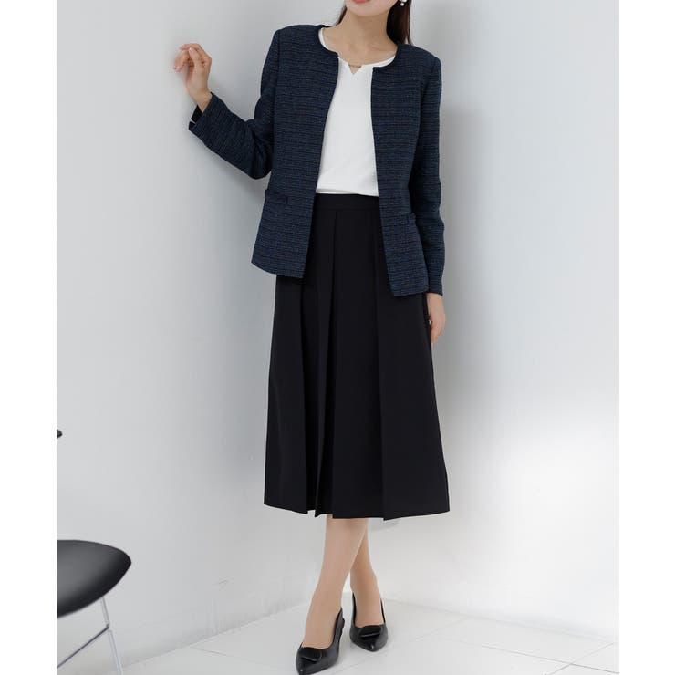 【4点セット】【選べるボトム】ツイードジャケットセットスーツ | RANAN | 詳細画像47 