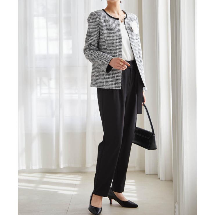 【4点セット】【選べるボトム】ツイードジャケットセットスーツ | RANAN | 詳細画像5 