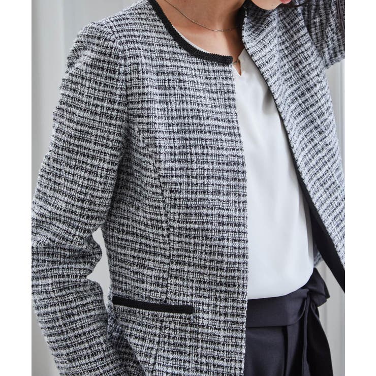 【4点セット】【選べるボトム】ツイードジャケットセットスーツ | RANAN | 詳細画像8 