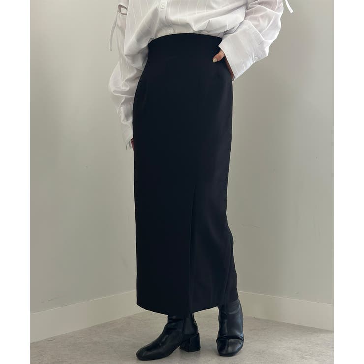 ＜solleim＞ハイウエストスリットナロースカート | RANAN | 詳細画像10 