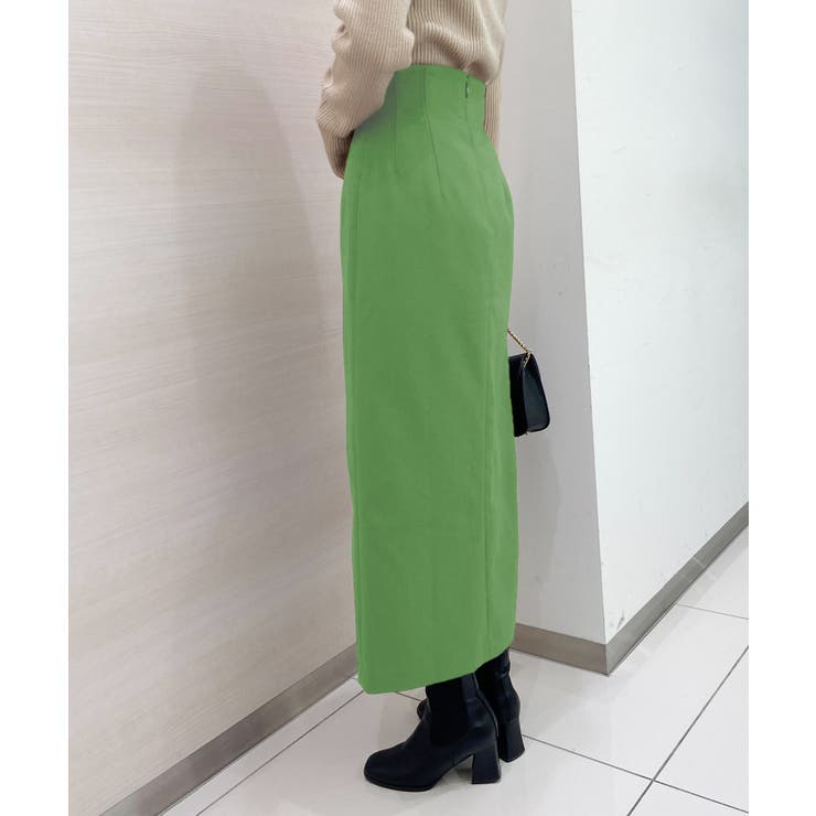 ＜solleim＞ハイウエストスリットナロースカート | RANAN | 詳細画像3 