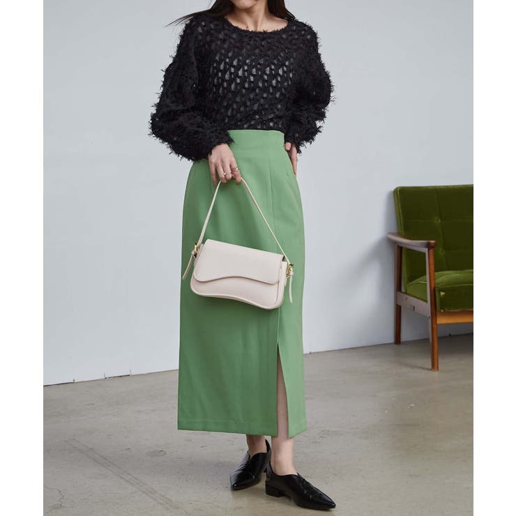 ＜solleim＞ハイウエストスリットナロースカート | RANAN | 詳細画像5 