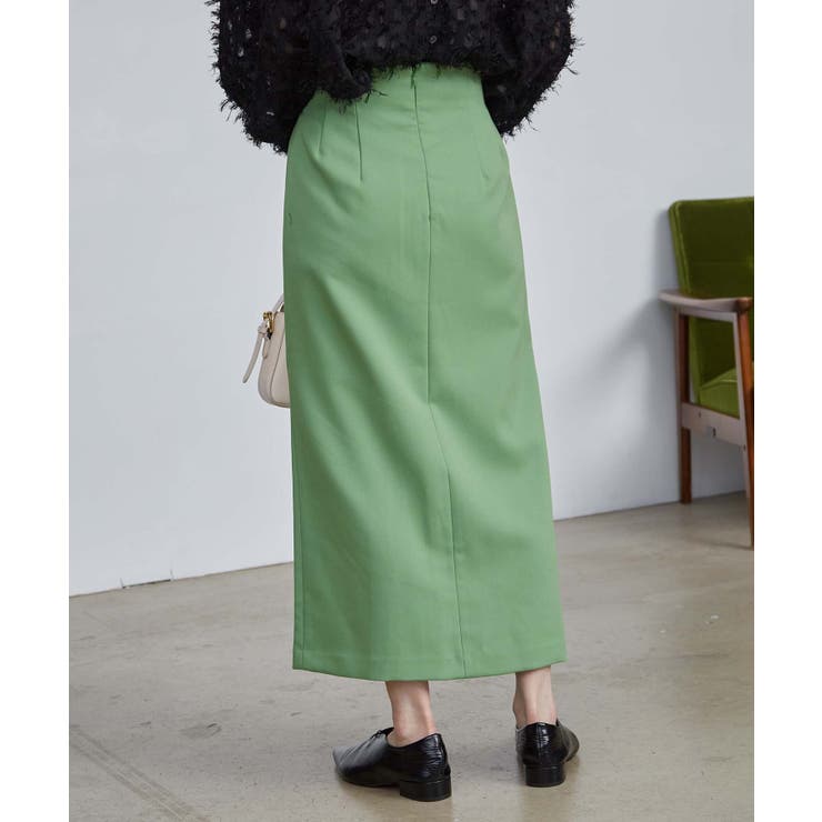 ＜solleim＞ハイウエストスリットナロースカート | RANAN | 詳細画像7 