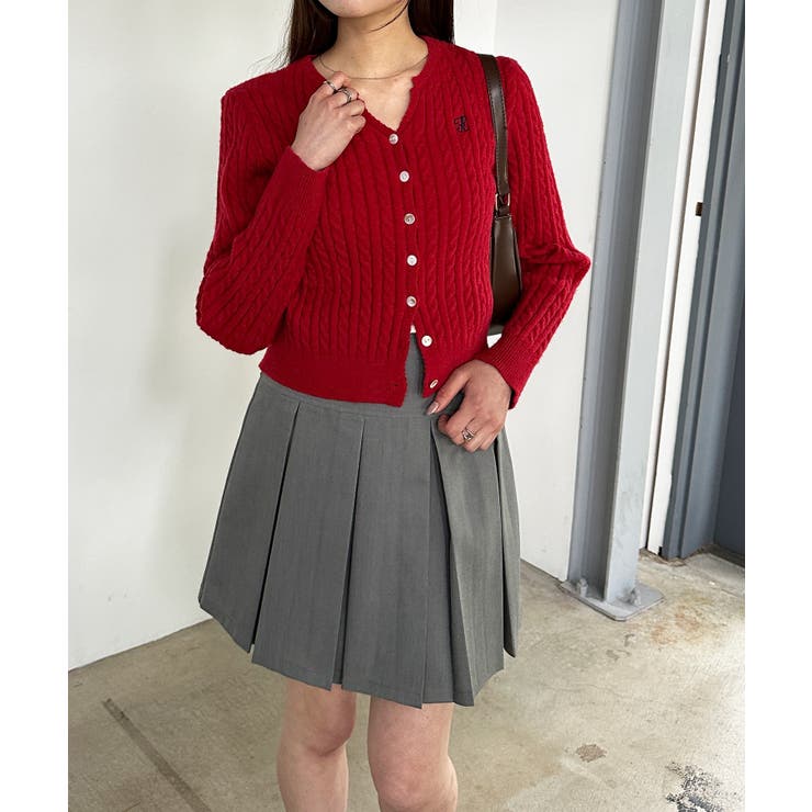 キーネックケーブルニットカーディガン | RANAN | 詳細画像51 