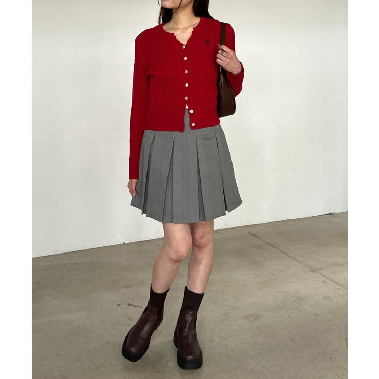 キーネックケーブルニットカーディガン | RANAN | 詳細画像53 