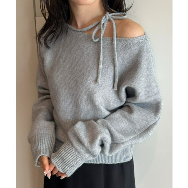 ストラップリボンオフショルニット | RANAN | 詳細画像11 