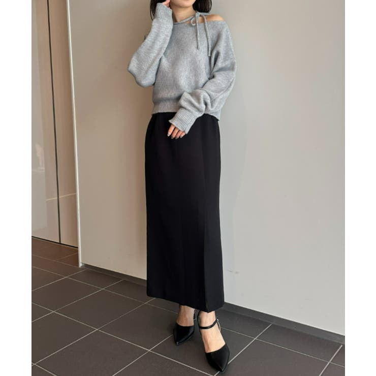 ストラップリボンオフショルニット | RANAN | 詳細画像12 