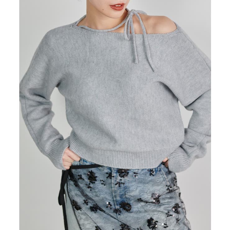 ストラップリボンオフショルニット | RANAN | 詳細画像13 