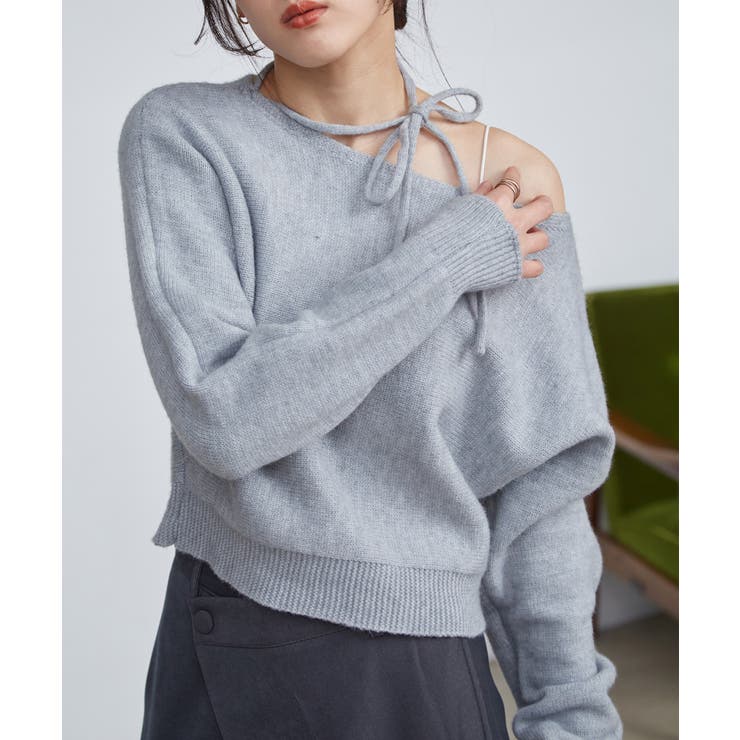 ストラップリボンオフショルニット | RANAN | 詳細画像15 