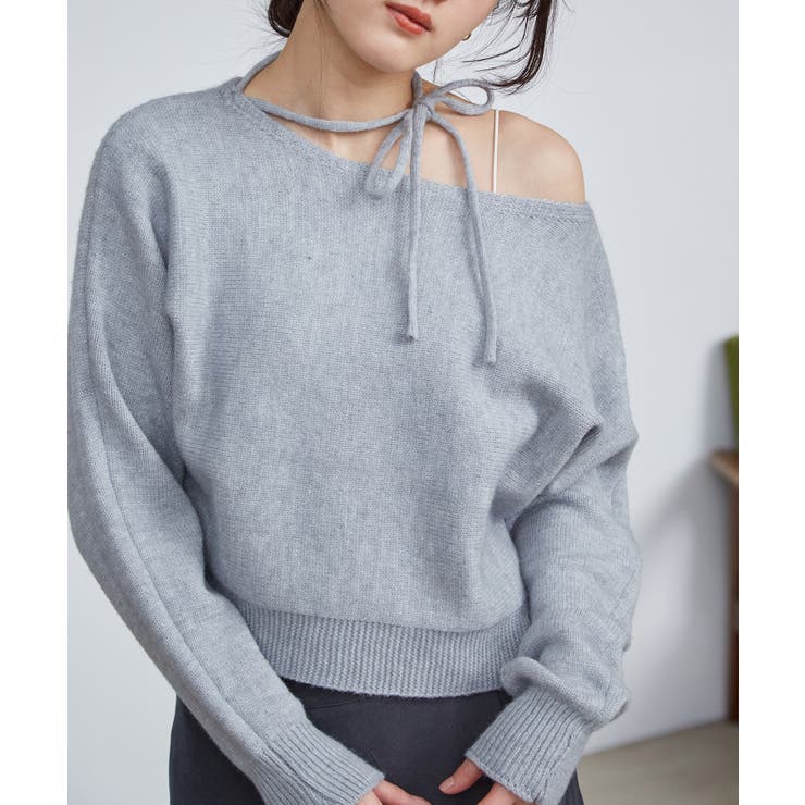 ストラップリボンオフショルニット | RANAN | 詳細画像16 