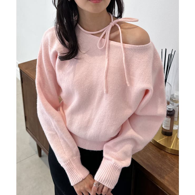 ストラップリボンオフショルニット | RANAN | 詳細画像17 