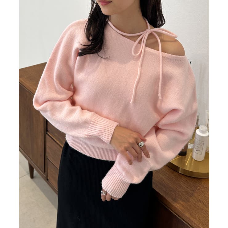 ストラップリボンオフショルニット | RANAN | 詳細画像18 