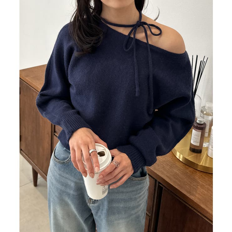 ストラップリボンオフショルニット | RANAN | 詳細画像23 