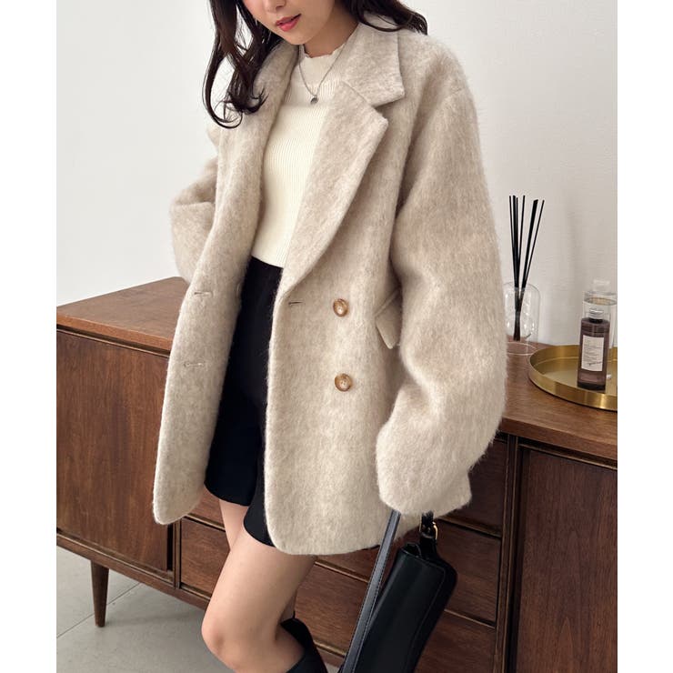 ダブルテーラードシャギージャケット | RANAN | 詳細画像12 